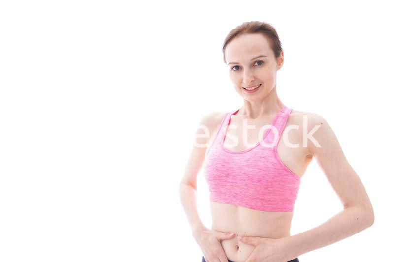 スポーティーな女性ポートレート