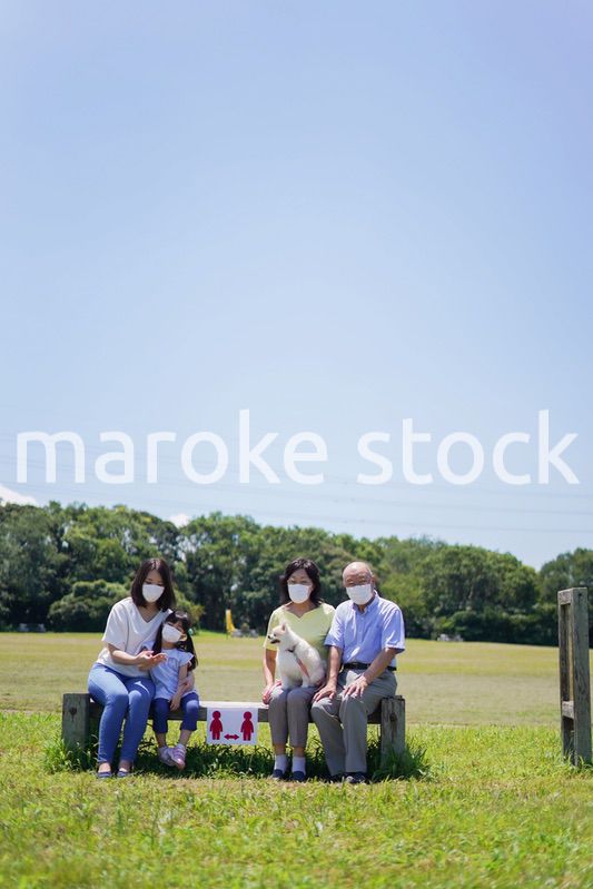 感染症に気をつける家族