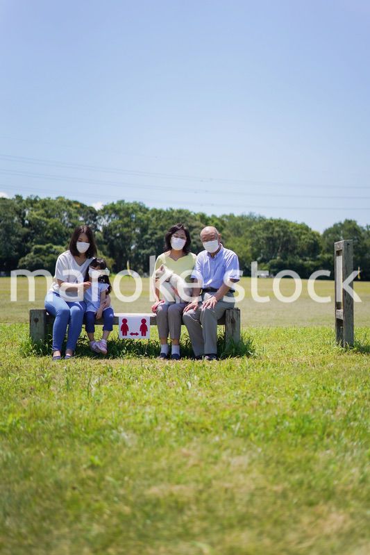 感染症に気をつける家族