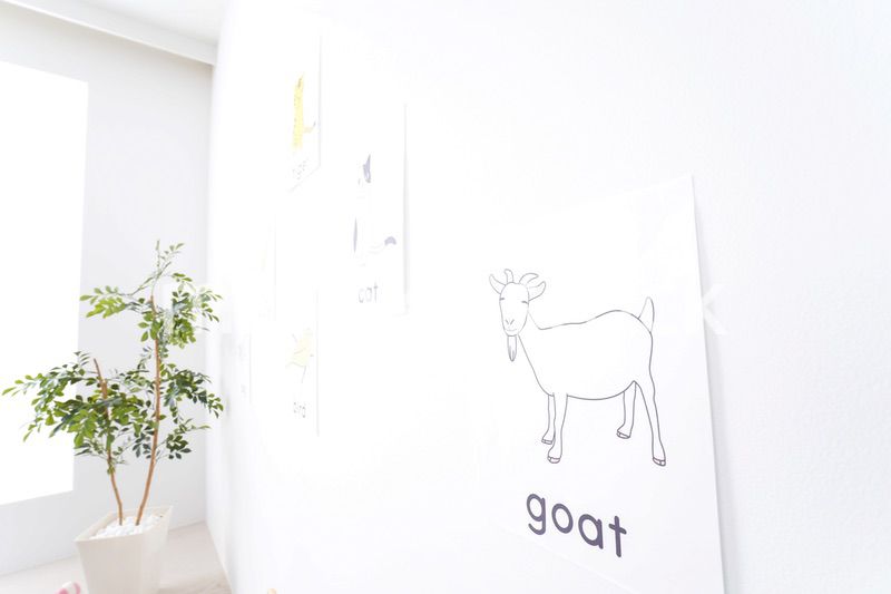 明るい雰囲気の英語教室