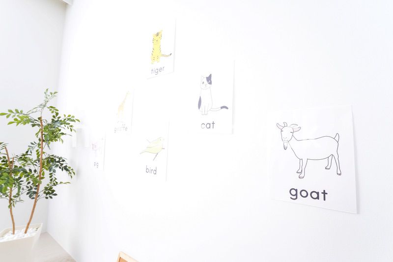 明るい雰囲気の英語教室