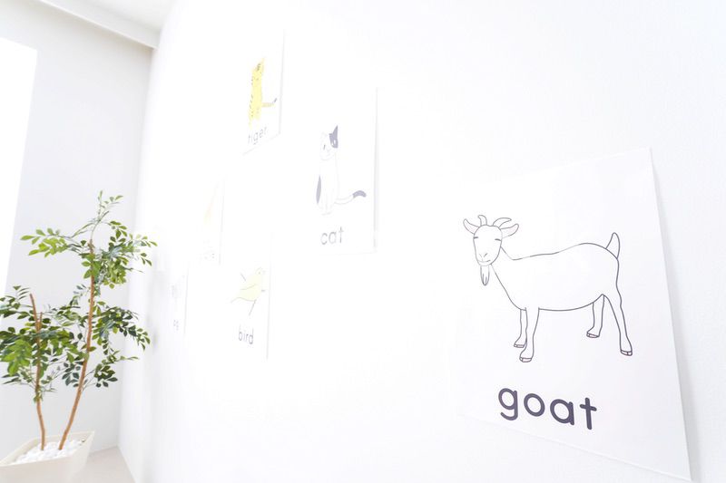 明るい雰囲気の英語教室