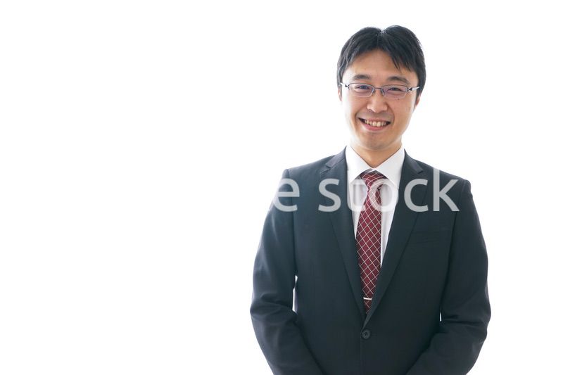 笑顔のビジネスマン