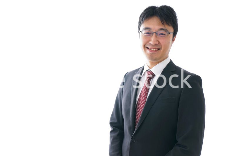 笑顔のビジネスマン
