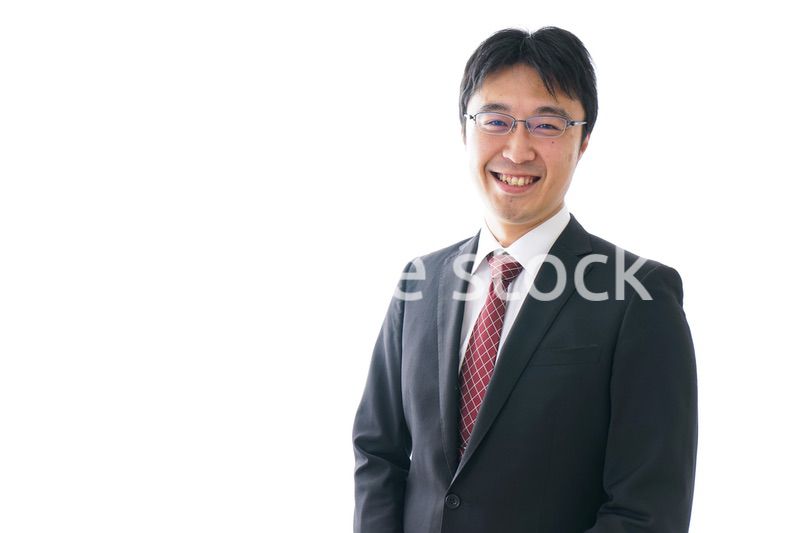 笑顔のビジネスマン