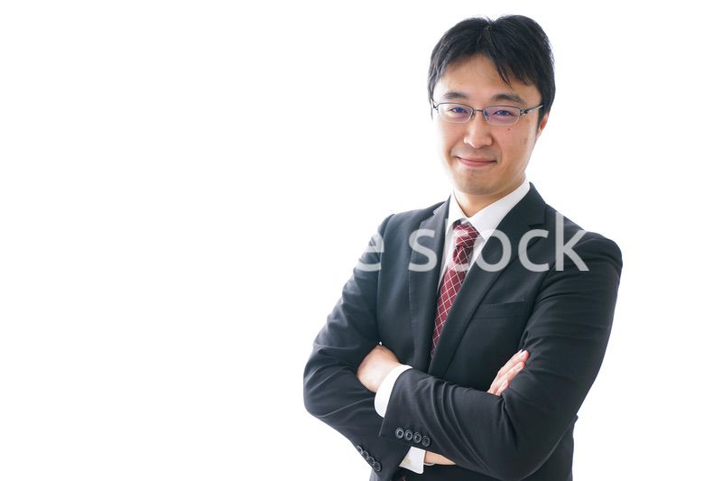 笑顔のビジネスマン