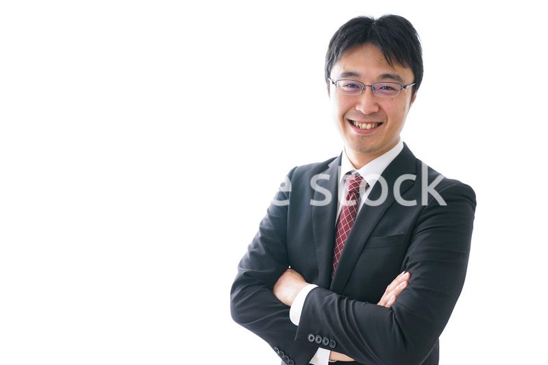 笑顔のビジネスマン