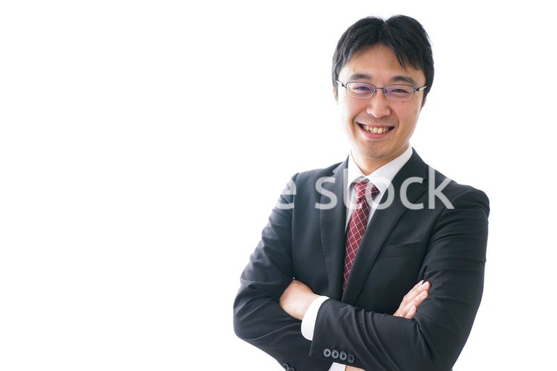 笑顔のビジネスマン