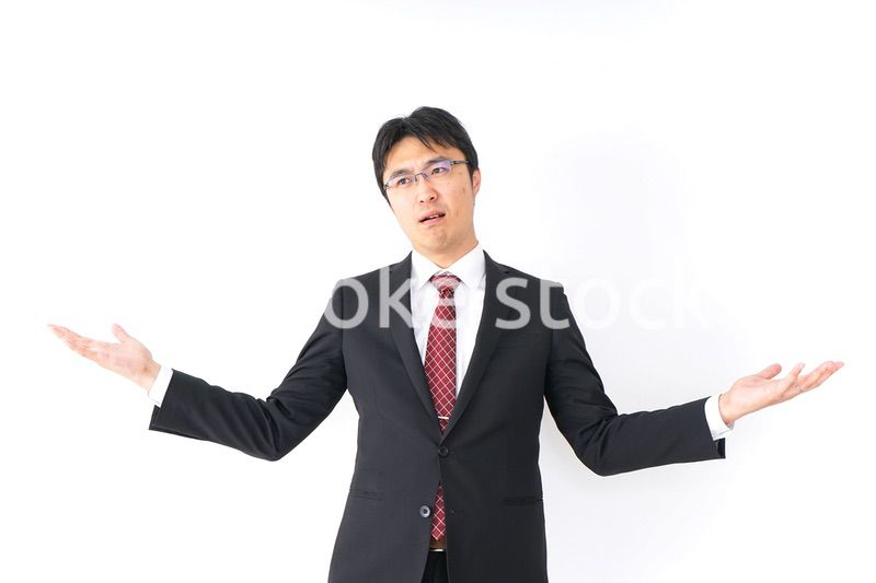 疑問・理解不能・ビジネスマン