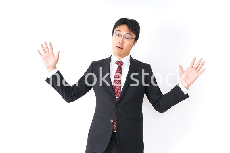 疑問・理解不能・ビジネスマン