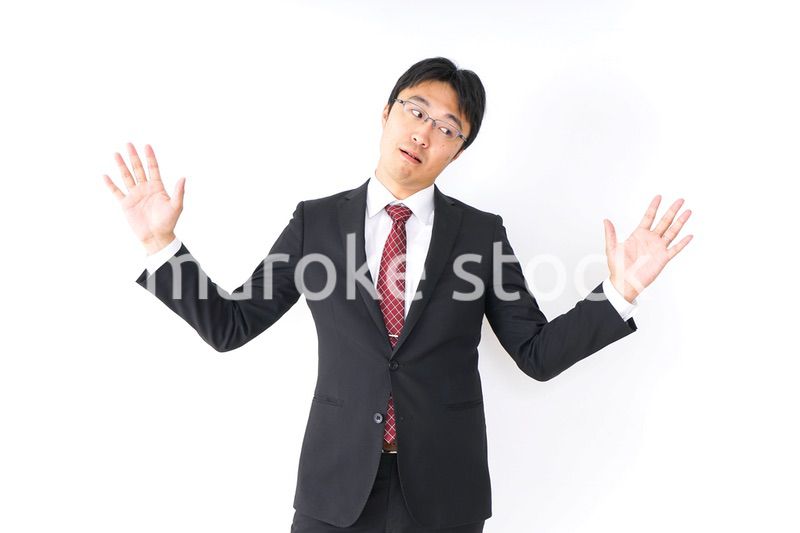 疑問・理解不能・ビジネスマン