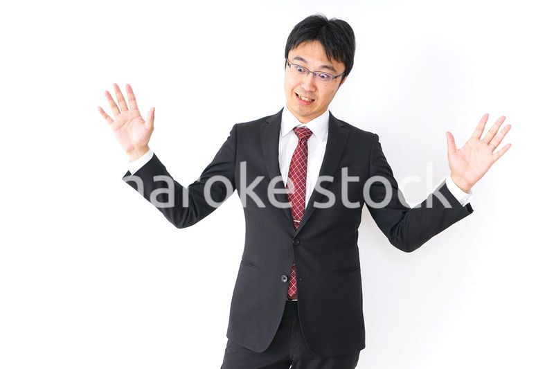 疑問・理解不能・ビジネスマン