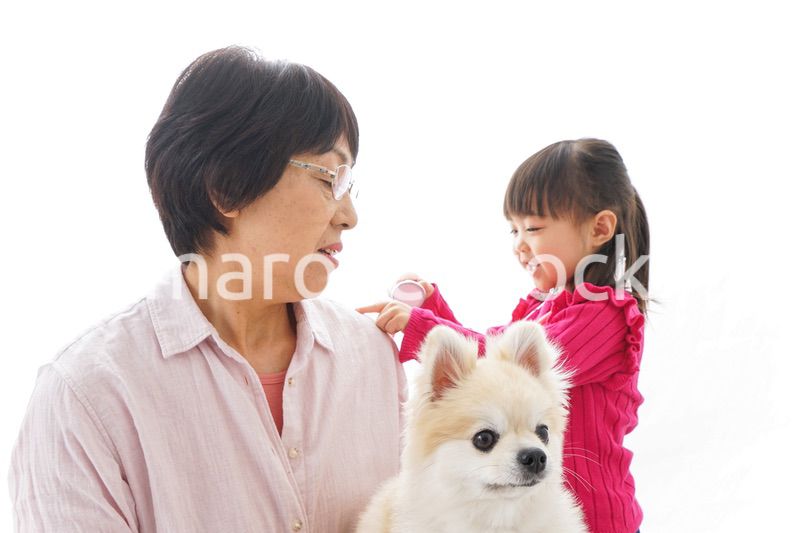 おばあちゃんと孫娘