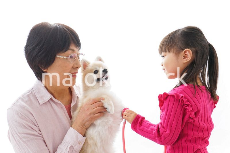 おばあちゃんと孫娘