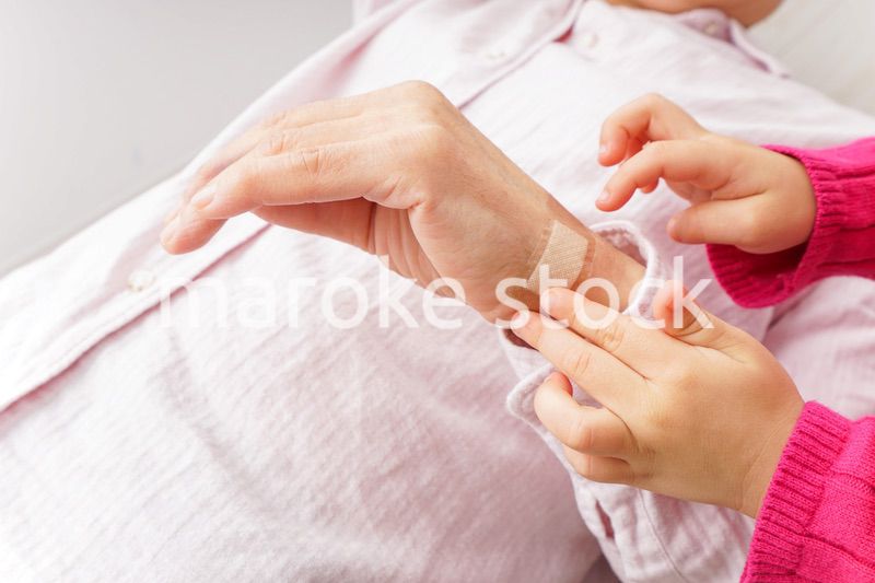 おばあちゃんと孫娘