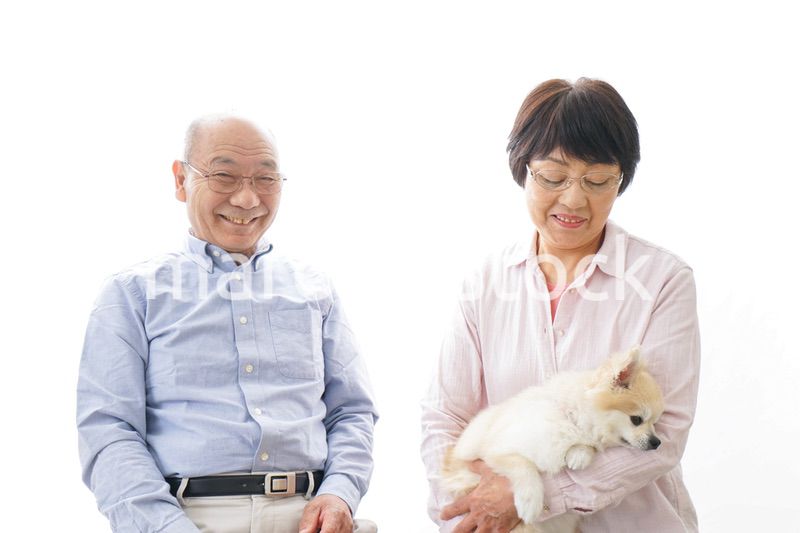 家でリラックスをするシニア夫婦