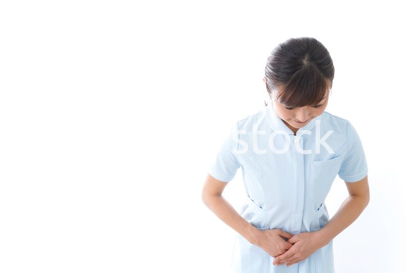 ご挨拶をする看護師