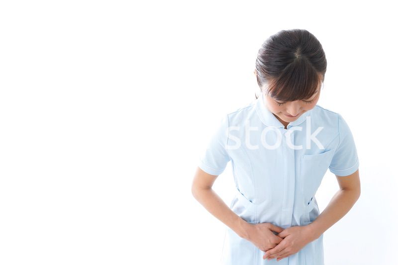 ご挨拶をする看護師