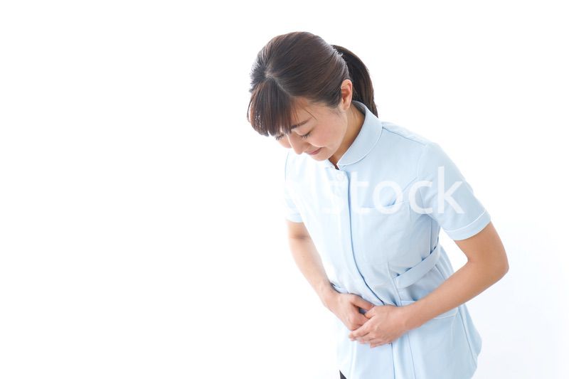 ご挨拶をする看護師