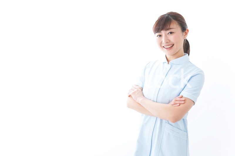 自信がある若い看護師