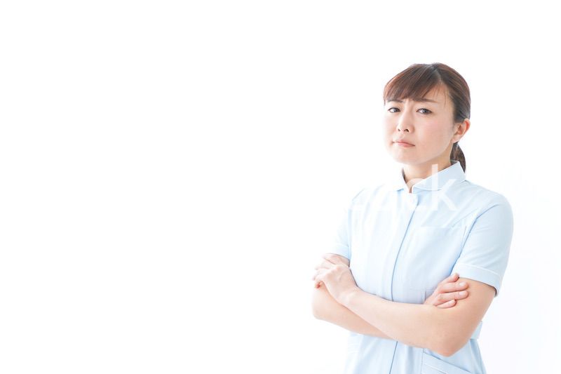 自信がある若い看護師