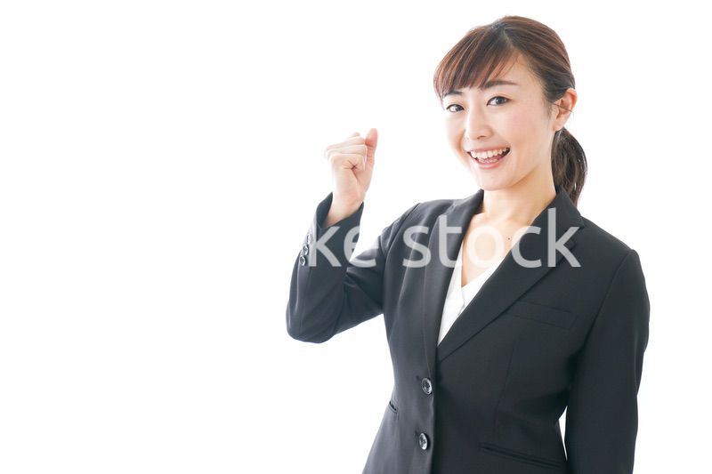 笑顔の若いビジネスウーマン