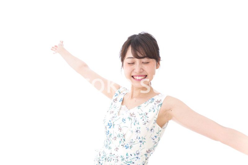 Beautiful young woman with smile