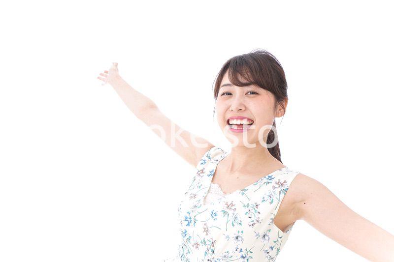 Beautiful young woman with smile