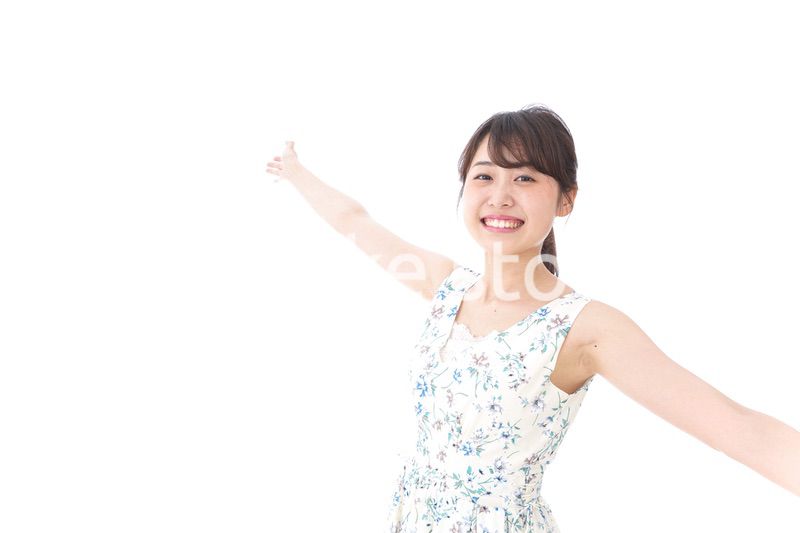 Beautiful young woman with smile