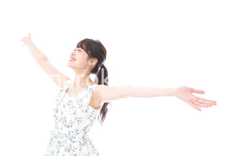 Beautiful young woman with smile