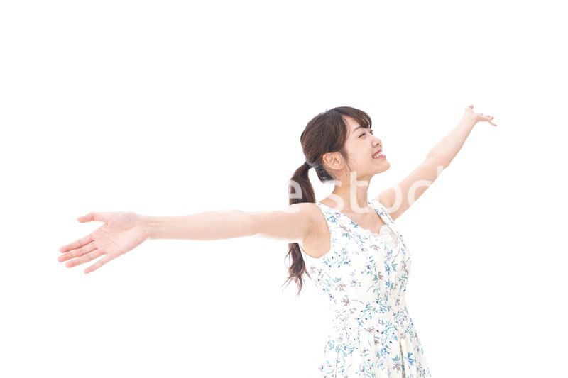 Beautiful young woman with smile