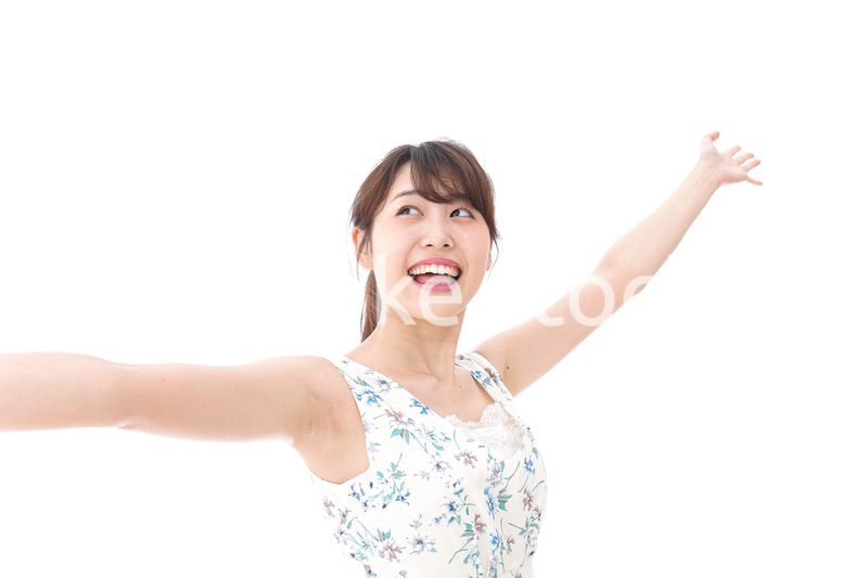 Beautiful young woman with smile