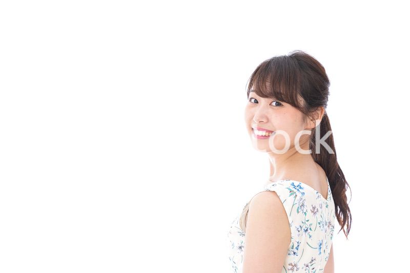 Beautiful young woman with smile