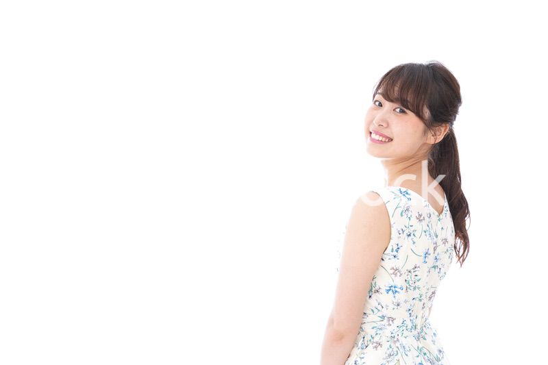 Beautiful young woman with smile