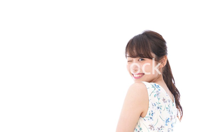 Beautiful young woman with smile