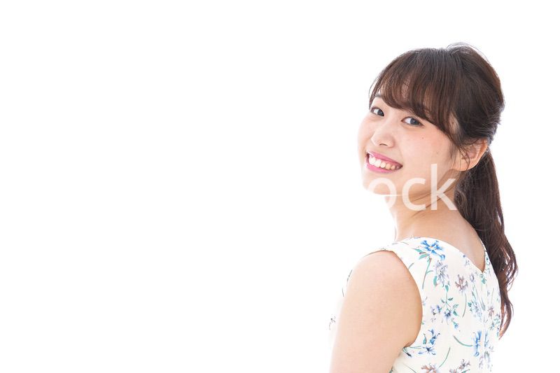 Beautiful young woman with smile