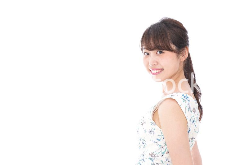 Beautiful young woman with smile