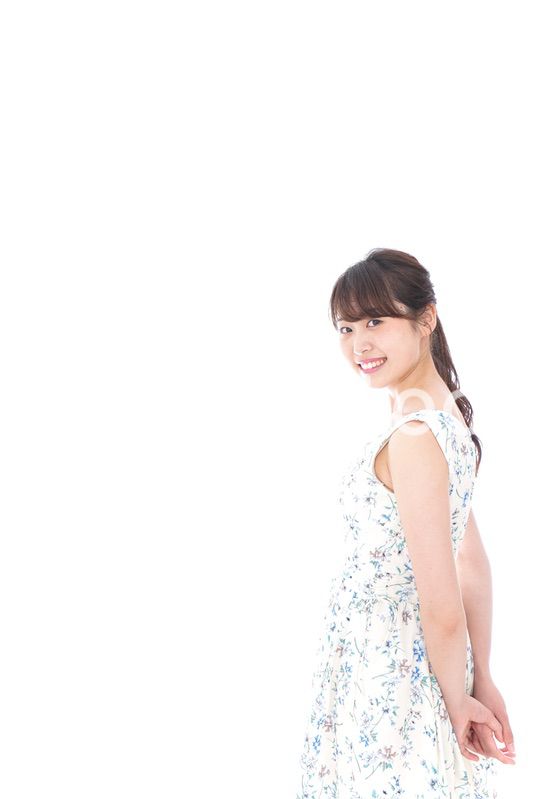 Beautiful young woman with smile