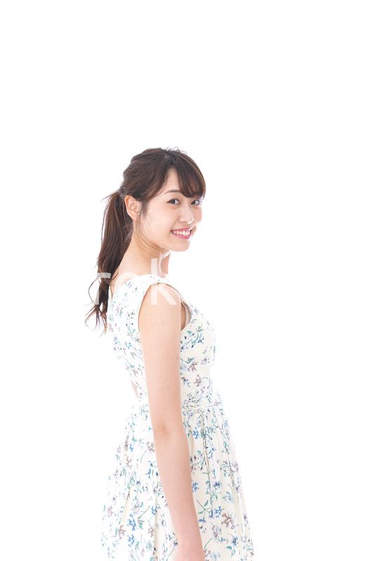 Beautiful young woman with smile