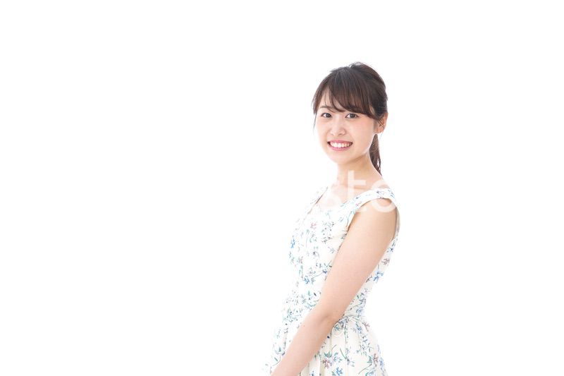 Beautiful young woman with smile