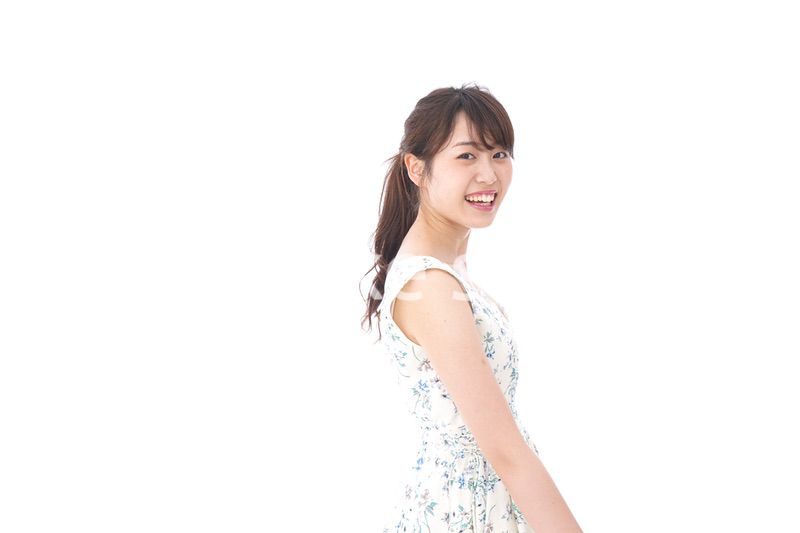 Beautiful young woman with smile