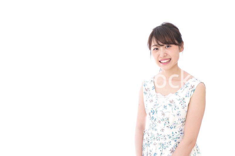 Beautiful young woman with smile