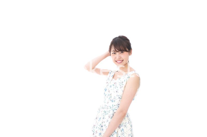 Beautiful young woman with smile