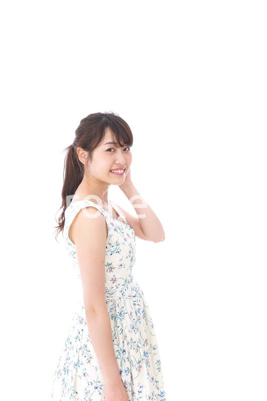 Beautiful young woman with smile