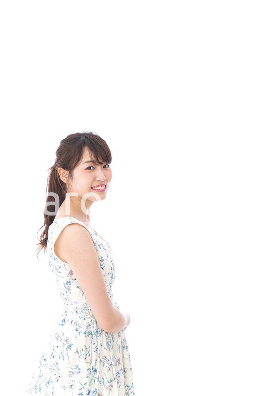 Beautiful young woman with smile