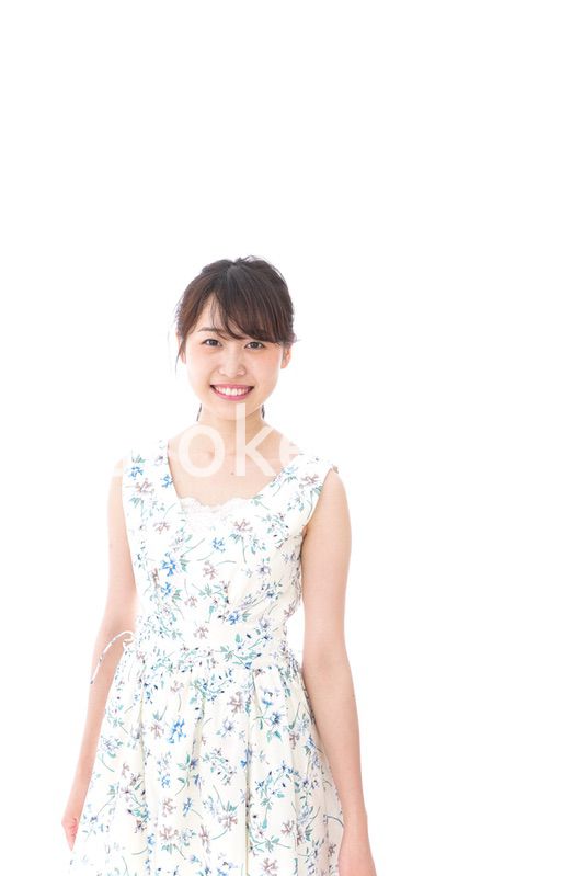 Beautiful young woman with smile