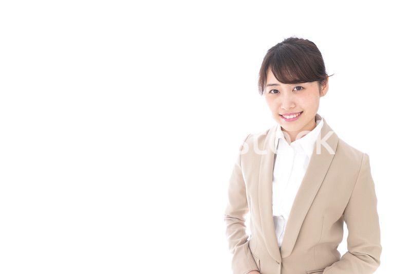 笑顔の若いビジネスウーマン