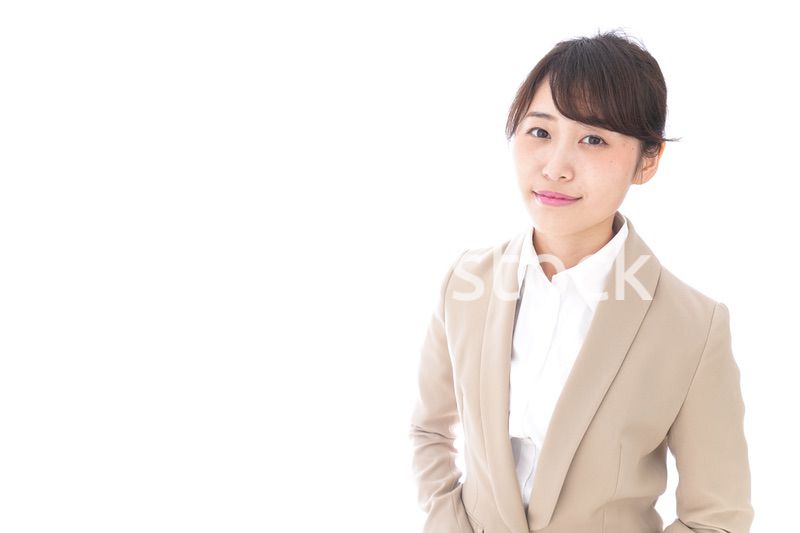 笑顔の若いビジネスウーマン