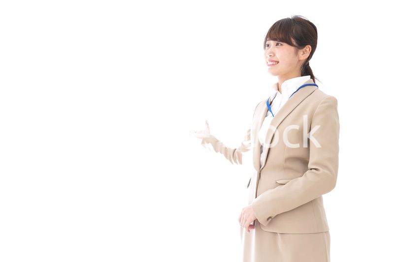 オフィスの受付嬢