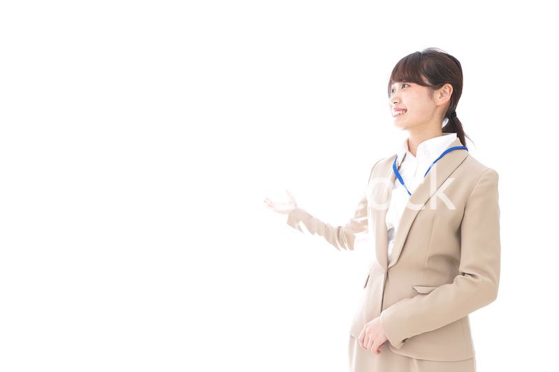 オフィスの受付嬢